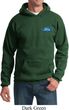 Mens Ford Hoodie Ford Oval Pocket Print Hoody
