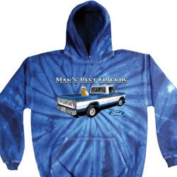 Mens Ford Hoodie Mans Best Friend Tie Dye Hoody Mens Ford Hoodie Mans Best Friend Tie Dye Hoody