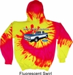 Mens Ford Hoodie Mans Best Friend Tie Dye Hoody