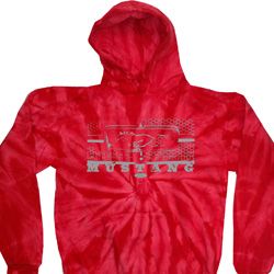 Mens Ford Hoodie Mustang Honeycomb Grille Tie Dye Hoody