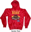 Mens Ford Hoodie Mustang Who's The Boss Tie Dye Hoody