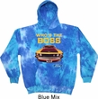 Mens Ford Hoodie Mustang Who's The Boss Tie Dye Hoody