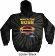 Mens Ford Hoodie Mustang Who's The Boss Tie Dye Hoody