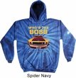 Mens Ford Hoodie Mustang Who's The Boss Tie Dye Hoody