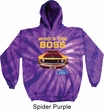 Mens Ford Hoodie Mustang Who's The Boss Tie Dye Hoody
