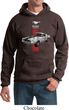 Mens Ford Hoodie Red Stripe Mustang 50 Years Hoody