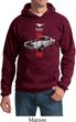 Mens Ford Hoodie Red Stripe Mustang 50 Years Hoody