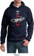 Mens Ford Hoodie Red Stripe Mustang 50 Years Hoody