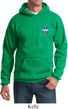 Mens Ford Hoodie The Legend Lives Crest Pocket Print Hoody