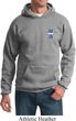 Mens Ford Hoodie The Legend Lives Crest Pocket Print Hoody