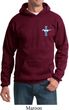 Mens Ford Hoodie The Legend Lives Crest Pocket Print Hoody