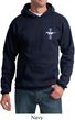 Mens Ford Hoodie The Legend Lives Crest Pocket Print Hoody