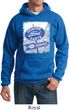 Mens Ford Hoodie Vintage Sign Genuine Ford Parts Hoody
