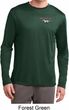 Mens Ford Mustang Pocket Print Dry Wicking Long Sleeve