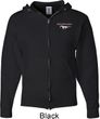 Mens Ford Mustang Pocket Print Full Zip Hoodie