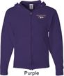 Mens Ford Mustang Pocket Print Full Zip Hoodie