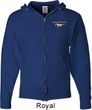 Mens Ford Mustang Pocket Print Full Zip Hoodie