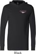Mens Ford Mustang Pocket Print Lightweight Hoodie