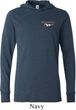 Mens Ford Mustang Pocket Print Lightweight Hoodie