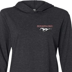 Mens Ford Mustang Pocket Print Lightweight Hoodie Mens Ford Mustang Pocket Print Lightweight Hoodie