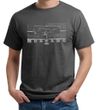 Mens Ford Mustang Shirt Honeycomb Grille Organic Tee T-Shirt