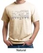 Mens Ford Mustang Shirt Honeycomb Grille Organic Tee T-Shirt