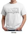 Mens Ford Mustang Shirt Honeycomb Grille Organic Tee T-Shirt