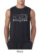 Mens Ford Mustang Shirt Honeycomb Grille Sleeveless Tee T-Shirt