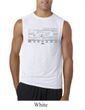 Mens Ford Mustang Shirt Honeycomb Grille Sleeveless Tee T-Shirt