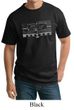 Mens Ford Mustang Shirt Honeycomb Grille Tall Tee T-Shirt