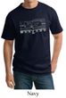 Mens Ford Mustang Shirt Honeycomb Grille Tall Tee T-Shirt