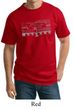 Mens Ford Mustang Shirt Honeycomb Grille Tall Tee T-Shirt