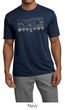 Mens Ford Mustang Shirt Honeycomb Grille Moisture Wicking Tee T-Shirt