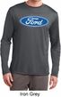 Mens Ford Oval Dry Wicking Long Sleeve Shirt