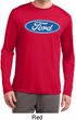 Mens Ford Oval Dry Wicking Long Sleeve Shirt
