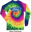 Mens Ford Oval Long Sleeve Tie Dye Shirt