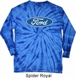 Mens Ford Oval Long Sleeve Tie Dye Shirt