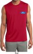Mens Ford Oval Pocket Print Sleeveless Moisture Wicking Tee T-Shirt