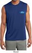 Mens Ford Oval Pocket Print Sleeveless Moisture Wicking Tee T-Shirt