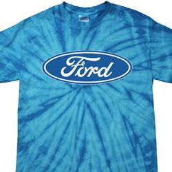 Mens Ford Oval Spider Tie Dye Shirt