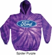 Mens Ford Oval Tie Dye Hoody