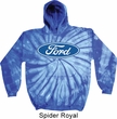 Mens Ford Oval Tie Dye Hoody