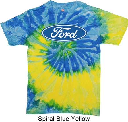 Mens Ford Oval Tie Dye Shirt