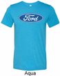 Mens Ford Oval Tri Blend Crewneck Shirt