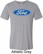 Mens Ford Oval Tri Blend Crewneck Shirt
