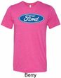 Mens Ford Oval Tri Blend Crewneck Shirt