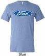 Mens Ford Oval Tri Blend Crewneck Shirt