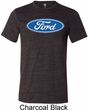 Mens Ford Oval Tri Blend Crewneck Shirt