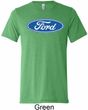Mens Ford Oval Tri Blend Crewneck Shirt
