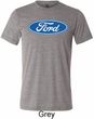 Mens Ford Oval Tri Blend Crewneck Shirt